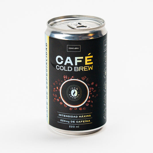 Lata de Cold Brew Conc.Bru de 220 ml, café de especialidad, 224 mg de cafeína